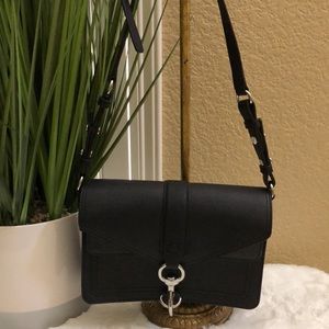 Rebecca Minkoff black leather crossbody bag